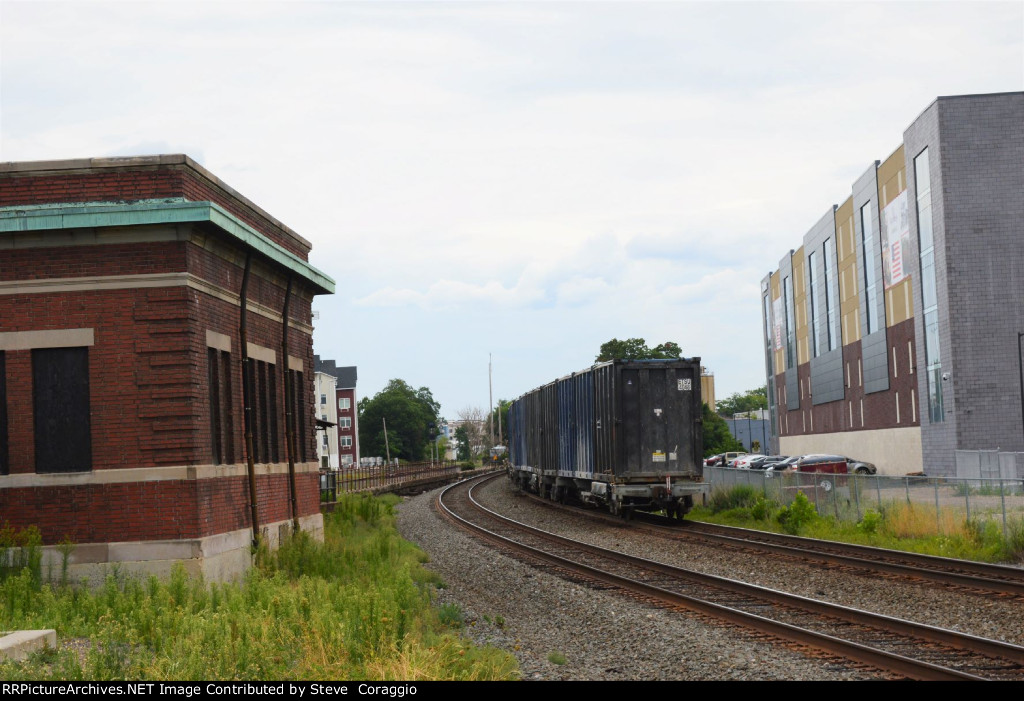 The old station watches 62V pass by